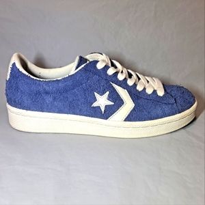Converse All Star Sneakers Women's 6 Blue/White Lace-up Leather Non-slip Unisex